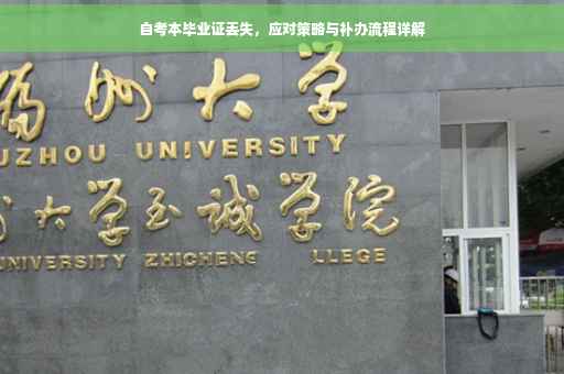 自考本毕业证丢失，应对策略与补办流程详解