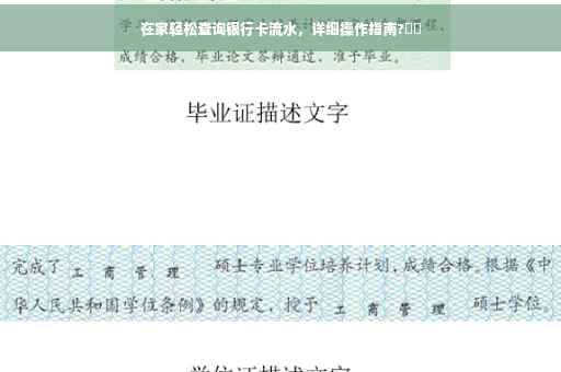 在家轻松查询银行卡流水，详细操作指南?⚡️
