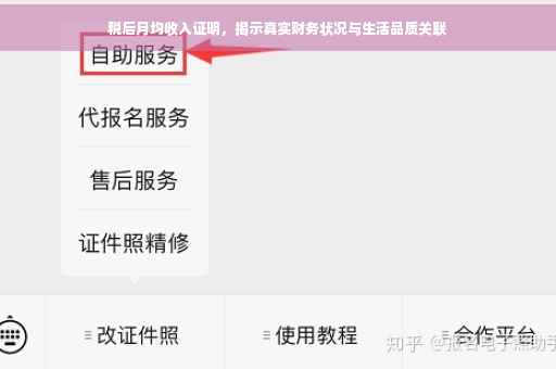 税后月均收入证明，揭示真实财务状况与生活品质关联