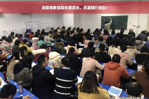 自媒体教你轻松查流水，无需银行排队！