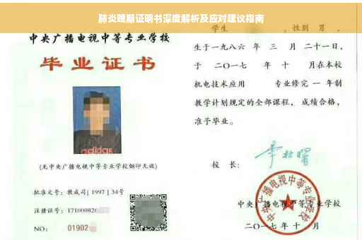 肺炎晚期证明书深度解析及应对建议指南