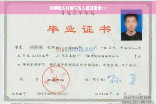 税前收入详解与收入证明指南??