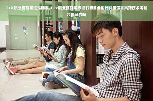 1+X职业技能考试是啥啊,1+x职业技能等级证书包含全国计算机信息高新技术考试合格证书吗