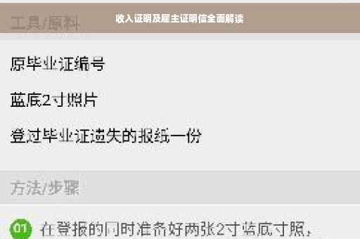 收入证明及雇主证明信全面解读