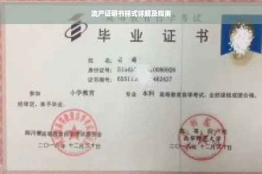 流产证明书样式详解及指南