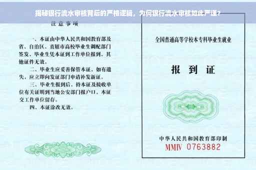 揭秘银行流水审核背后的严格逻辑，为何银行流水审核如此严谨？