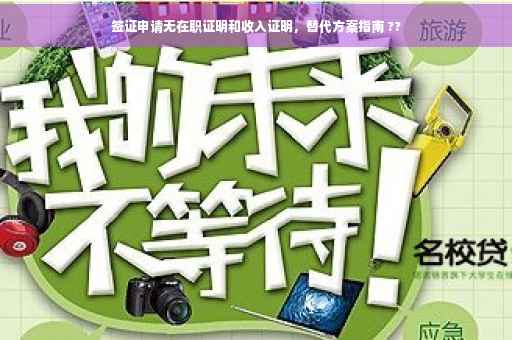 签证申请无在职证明和收入证明，替代方案指南 ??