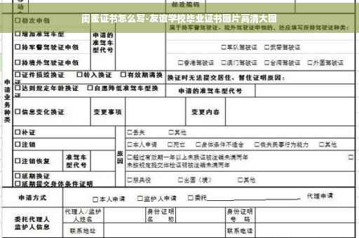 闺蜜证书怎么写-友谊学校毕业证书图片高清大图