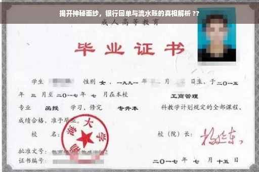 揭开神秘面纱，银行回单与流水账的真相解析 ??
