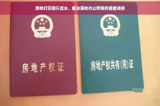 跨地打印银行流水，解决异地办公烦恼的便捷途径