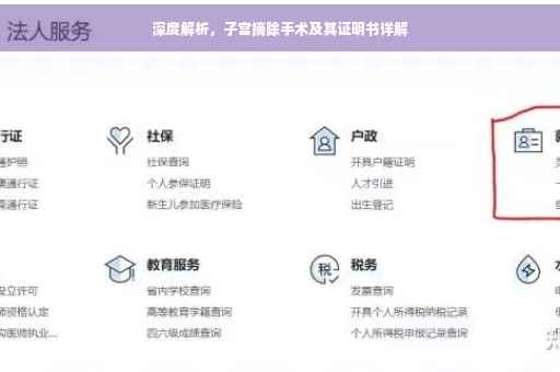 深度解析，子宫摘除手术及其证明书详解