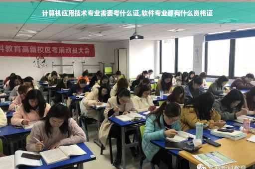 计算机应用技术专业需要考什么证,软件专业都有什么资格证
