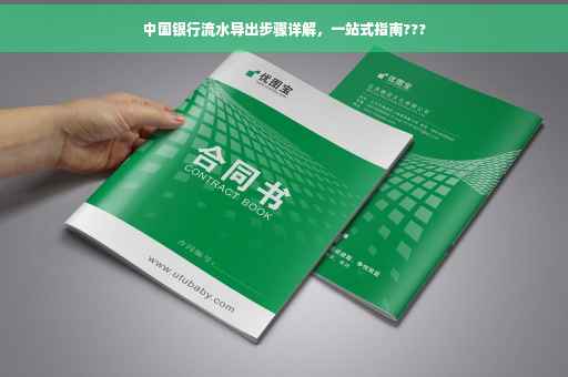 中国银行流水导出步骤详解，一站式指南???