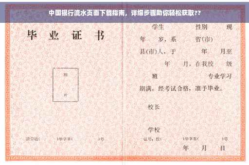 中国银行流水页面下载指南，详细步骤助你轻松获取??