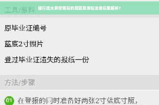 银行流水异常背后的原因及潜在法律后果解析?