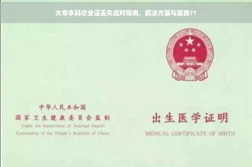 大专本科毕业证丢失应对指南，解决方案与策略??