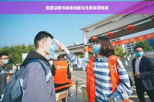 假释证明书填表详解与注意事项指南