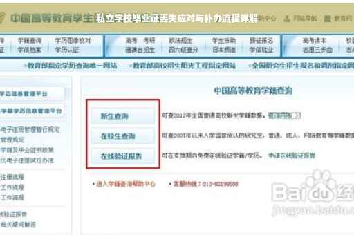 私立学校毕业证丢失应对与补办流程详解