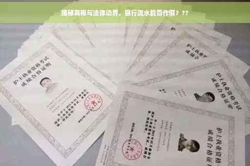 揭秘真相与法律边界，银行流水能否作假？??