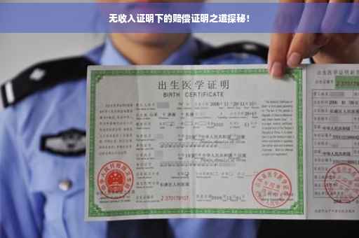 无收入证明下的赔偿证明之道探秘！
