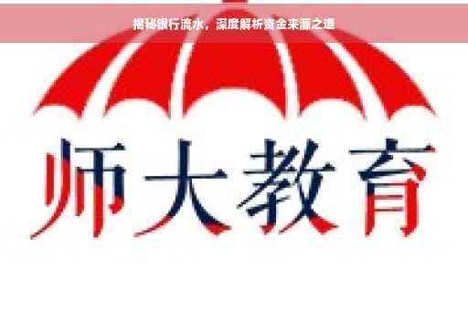 揭秘银行流水，深度解析资金来源之道