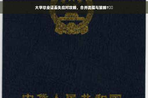 大学毕业证丢失应对攻略，合并流程与策略?⚡️