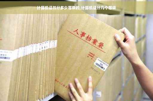 计算机证书分多少等级的,计算机证分几个等级
