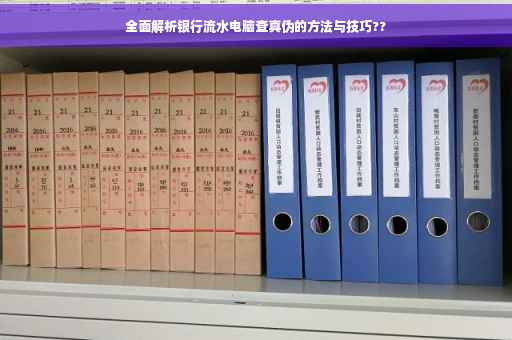 全面解析银行流水电脑查真伪的方法与技巧??