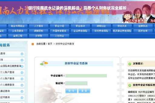银行按揭流水记录的深度解读，洞悉个人财务状况全解析