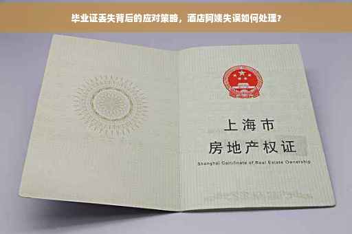 毕业证丢失背后的应对策略，酒店阿姨失误如何处理？