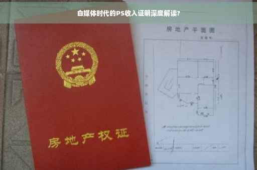 自媒体时代的PS收入证明深度解读?