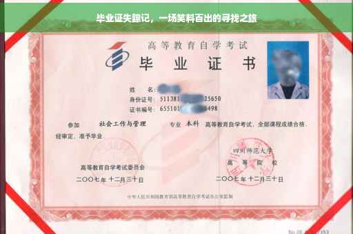 毕业证失踪记，一场笑料百出的寻找之旅