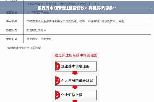 银行流水打印备注能否修改？真相解析揭秘??