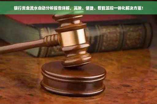 银行资金流水自动分析报告详解，高效、便捷、智能监控一体化解决方案！
