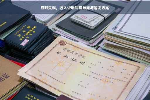 应对失误，收入证明写错后果与解决方案