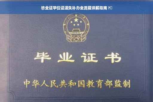 毕业证学位证遗失补办全流程详解指南 ?✨