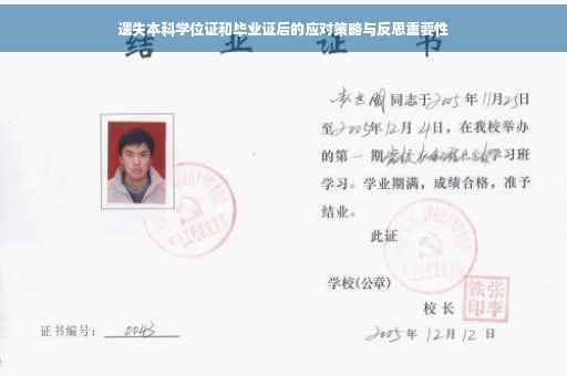 遗失本科学位证和毕业证后的应对策略与反思重要性