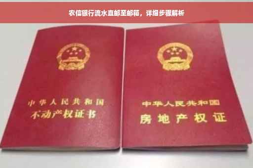 农信银行流水直邮至邮箱，详细步骤解析