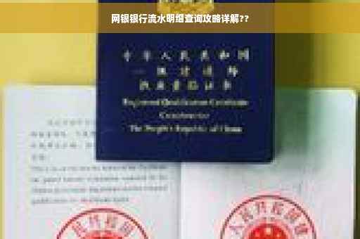网银银行流水明细查询攻略详解??