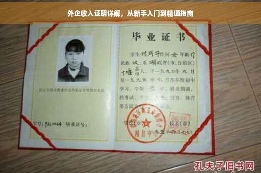 外企收入证明详解，从新手入门到精通指南