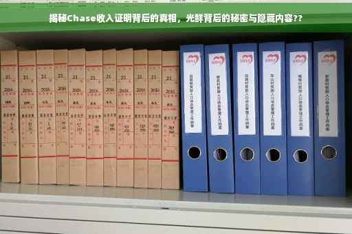 揭秘Chase收入证明背后的真相，光鲜背后的秘密与隐藏内容??