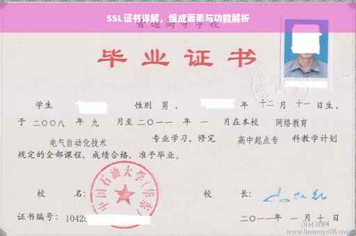 SSL证书详解，组成要素与功能解析