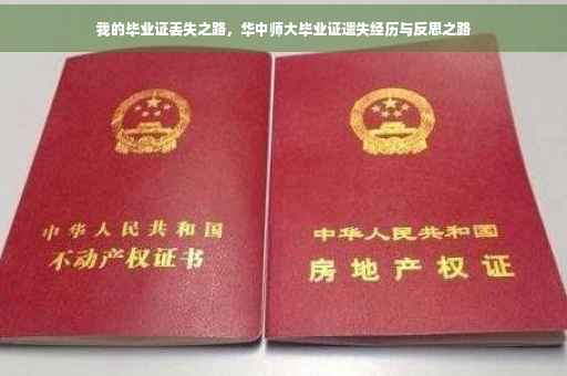 我的毕业证丢失之路，华中师大毕业证遗失经历与反思之路