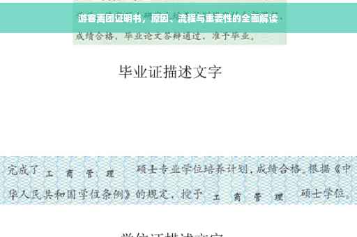 游客离团证明书，原因、流程与重要性的全面解读