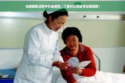 车辆额度证明书的重要性，了解并正确使用车辆额度！