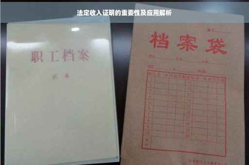 法定收入证明的重要性及应用解析