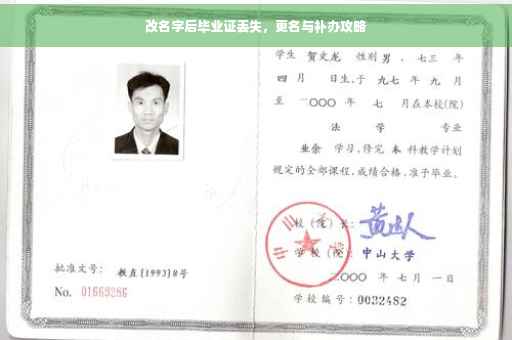 改名字后毕业证丢失，更名与补办攻略