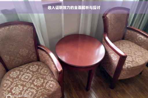 收入证明效力的全面解析与探讨