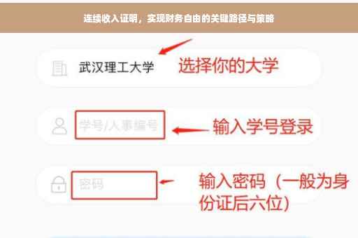 连续收入证明，实现财务自由的关键路径与策略