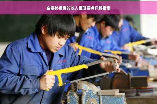 自媒体角度的收入证明要点详解指南